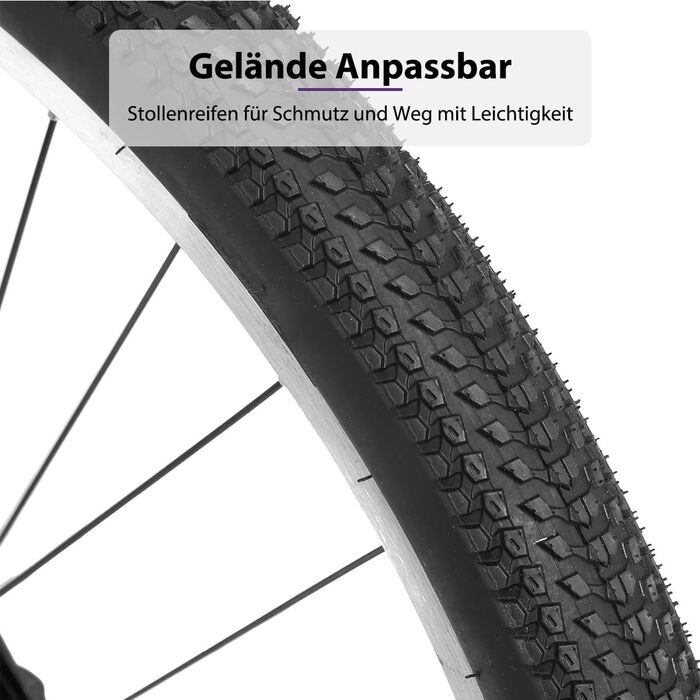 Гірський велосипед HILAND 24/26 дюймів, 21-швидкісний подвійний V-подібний гальмо MTB, гірський велосипед для підлітків та дорослих, чоловіків та жінок, білий 24 дюйми