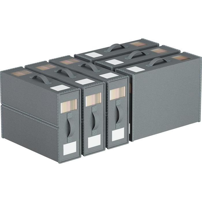 Органайзер для зберігання постільної білизни на 6 предметів, складна сумка для зберігання простирадл, можна використовувати в шафах, під ліжками та шухлядах, коробка для зберігання простирадл та одягу, темно-сірий, 6 предметів