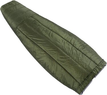 Спальний мішок OneTigris 200 x 85 см, ковдра на 3 сезони, спальний мішок UL 1.0 кг для кемпінгу, походів, активного відпочинку на свіжому повітрі, OD зелений