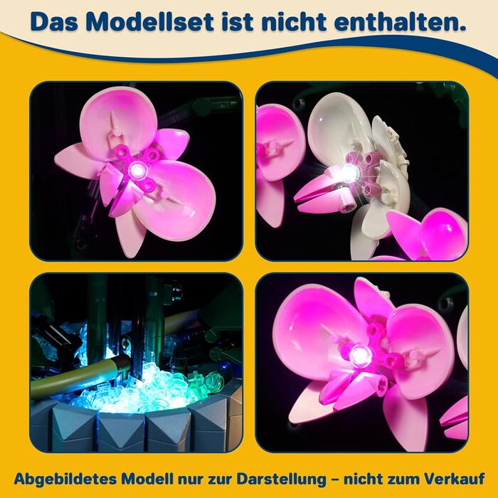 Комплект світлодіодного освітлення для LEGO Icons "Орхідея" (10311)