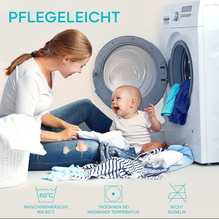 Наматрацник 140x200см водонепроникний Oeko-TEX сертифікований Twinzen - Наматрацник 140x200 бавовна дихаючий з 4 кутовими гумками