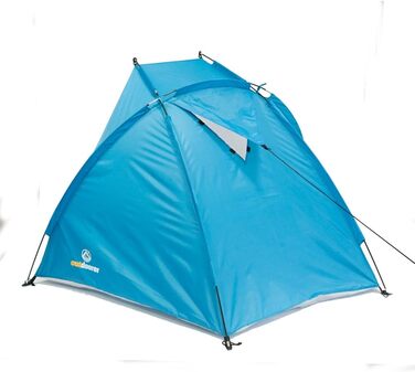 Пляжний намет для активного відпочинку Helios Air - туристичний пляжний намет із захистом від ультрафіолету 80 та вікном, що закривається, пляжний намет для подорожей (синій)