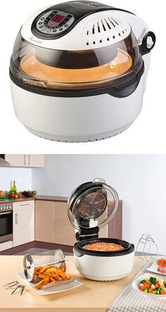 Галогенові печі Rosenstein & Shne цифрова галогенна конвекційна піч, 6 програм, 10 л, 1 200 Вт, 7 частин (конвекційна піч, духовка, хлібопічка)