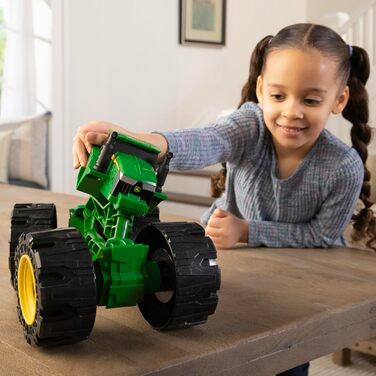 Дитячий іграшковий трактор-монстр John Deere Monster Treads All Terrain керуваний трактор з великими колесами для будь-якої поверхні, міцна іграшка для дому та вулиці, подарунок для хлопчиків та дівчаток від 3 років