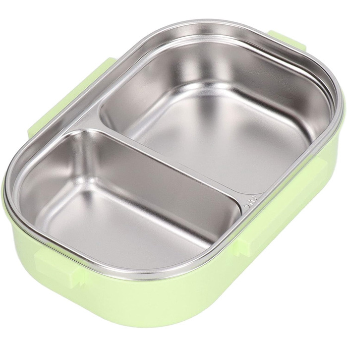 Ланчбокс з нержавіючої сталі, зелений, з термоізоляцією для студентів/дітей
