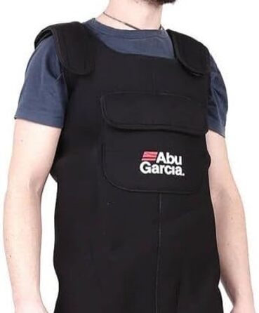 Неопренові рибальські вейдерси Abu Garcia - водонепроникні вейдерси з інтегрованими черевиками та повстяною підошвою для максимального зчеплення - утеплені та міцні для риболовлі в холодній воді та активного відпочинку, розміри S-XL