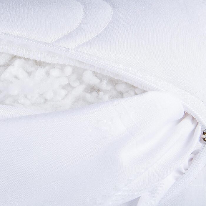 Подушка для шиї CelinaTex First Class, 2 валика для шиї, 40 x 15 см, мікрофібра, порожниста, дихаюча, стійка до кипіння, з набивкою-блискавкою, волокнистий наповнювач, 2 шт., 40 x 15 см