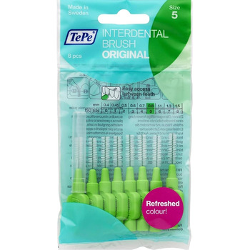 Щітки TePe InterDental, зелені, 10 упаковок (80 щіток)