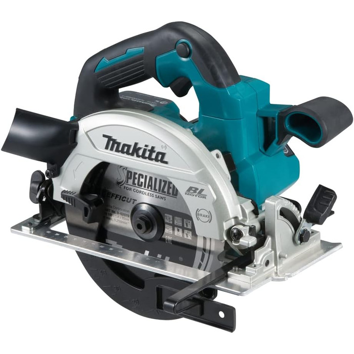 Акумуляторна ручна циркулярна пила Makita DHS660RTJ 57 мм 18 В 5,0 Ач, 2 акумулятора зарядний пристрій у кейсі MAKPAC Colourful Si