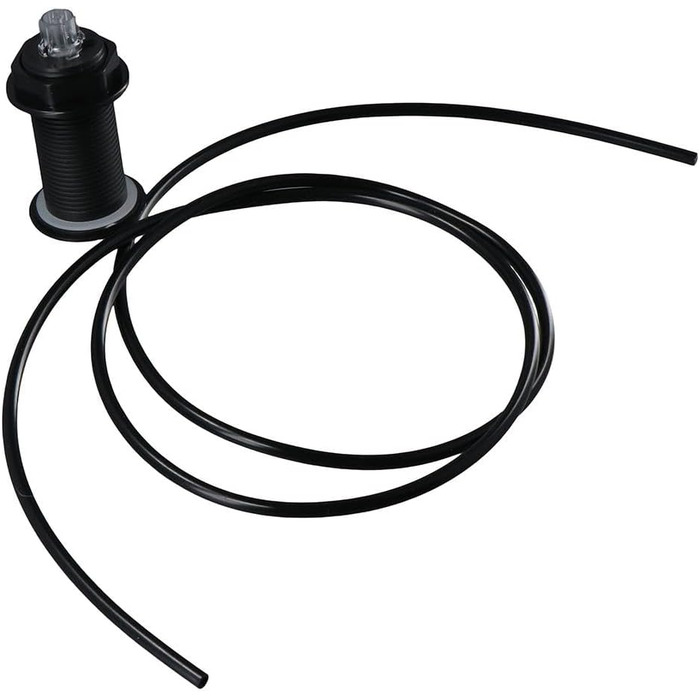 Повітряний вимикач для відведення сміття Довгий кнопковий подрібнювач в зборі Вбудований перемикач матовий чорний з повітряним шлангом