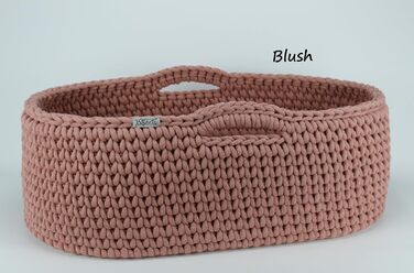 Кошик Moses для малюків, в&39язаний гачком, ексклюзивний дитячий кошик ручної роботи, мобільне дитяче ліжечко для новонароджених, вибір кольорів від 199.00