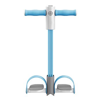 Еспандер для педалей, натяжний трос для педалей розумне обладнання для сидіння з 6 трубками, зручні стрічки для педалей, для тренувальних педалей, еспандер синього кольору