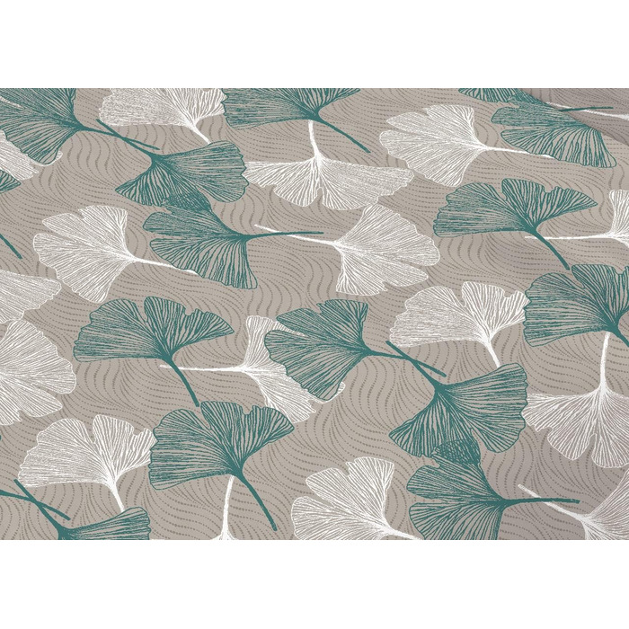 Покривало BIANCHERIAWEB на весну, літо, 100 бавовна, дизайн Папороть Гінко Ботаніко