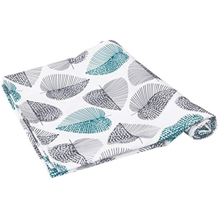 Скатертина квадратна миється Оксфордська тканина Водонепроникна Легкий догляд Прикраса столу для садової кімнати М'ята 140 х 180 с