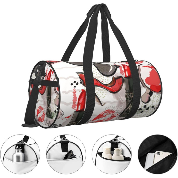 Універсальна дорожня сумка для косметики, помади, парфумів, спорту та повсякденного використання для чоловіків та жінок. Спортивна сумка, сумка-мішок.