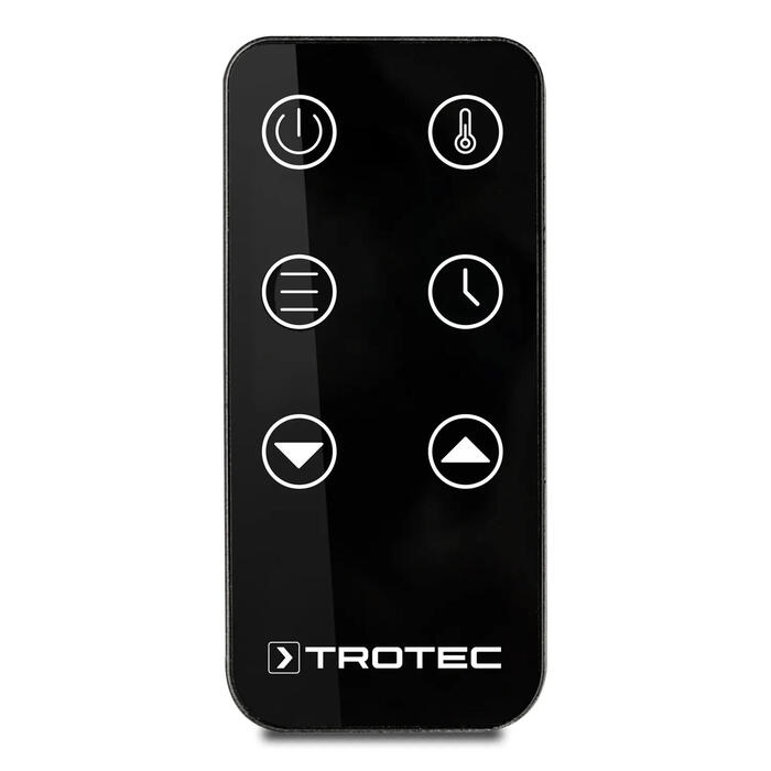 Тепловентилятор керамічний Trotec TFC 220 E 2200W Black (1410000690)