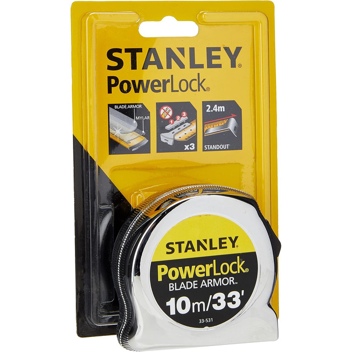 Рулетка Stanley 0-33-531 Powerlock, 10 м