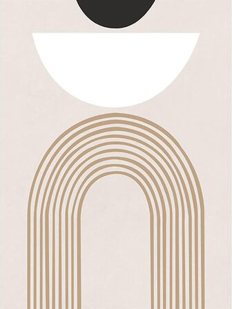 Преміум набір плакатів, сучасне абстрактне мистецтво настінне мистецтво, без рамки художній друк полотна картини, бохо-деко картин