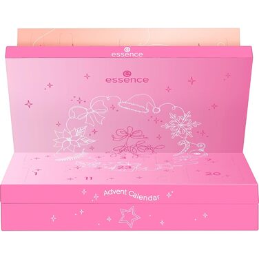 Різдвяний календар краси essence Зроби моє серце блискучим веганський, без парабенів, 24 б&39юті-сюрпризи для святкового сезону 1 упаковка ()