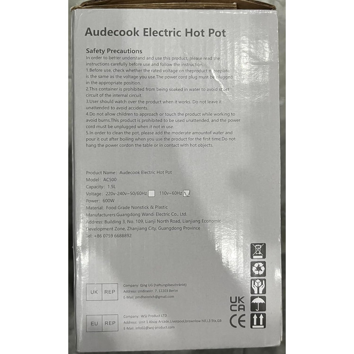 Електрична гаряча каструля Audecook з пароваркою, електрична сковорода, каструля для гарячого горщика 20 см, міні-електрична сковорода з антипригарним покриттям, мультиварка з подвійним регулюванням потужності для гуртожитку (A (зелена/1.5 л з пароваркою)