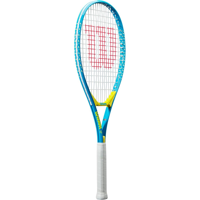 Дитяча тенісна ракетка Wilson Ultra Power 25 – 235 г, зі струнами, чорно-сіра, для дітей 9–10 років