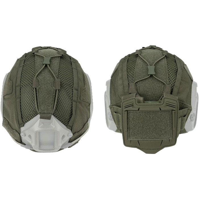Сумка для тактичного шолома IDOGEAR House з кишенею для батареї, противага для шолома NVG, розмір Fast, M/L/XL, аксесуар для шолома, M, зелений Ranger