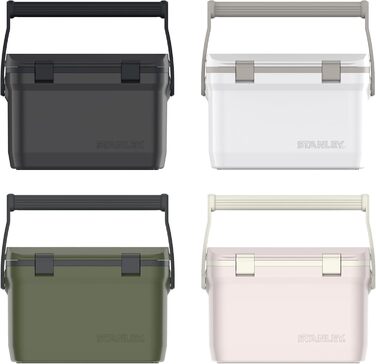 Вуличний холодильник Stanley 1913 Adventure 6,6 літрів Polar - Маленький кемпінговий холодильник - Без бісфенолу А - Кришка також функціонує як сидіння - Міцний ізольований бокс без електрики - Герметичний 15,1 л, хакі