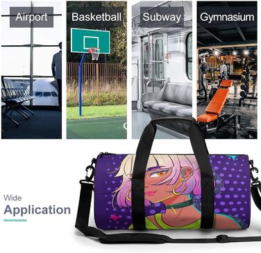 Яскрава дорожня сумка-мішок, фіолетова, для дівчат та хлопців, спортивна сумка, мішок для взуття, сумка для подорожей