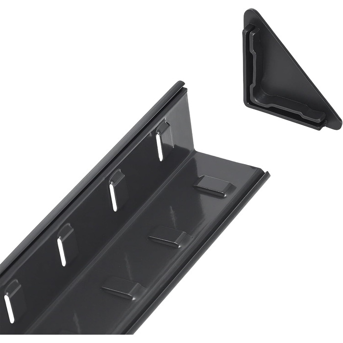 Міцний стелаж Relaxdays, ВxШxГ 180x60x30 см, вантажопідйомність 500 кг, 5 полиць, полиця для зберігання в підвалі, вставного типу, чорний