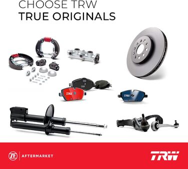 Комплект гальмівних дисків TRW DF4271 (2 шт.) для VW Rabbit V (1K1) 2003-2010, задня вісь та інші моделі