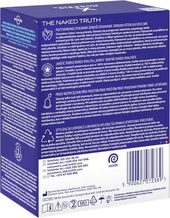 Презервативи Durex Classic Extra Safe, посилена товщина, з мастилом, 24 шт