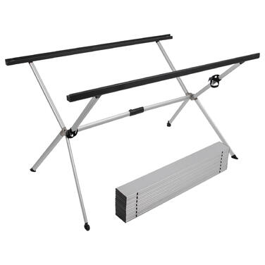 Стіл Bo-Camp Lamel 121x80 cm Aluminium (1404438)