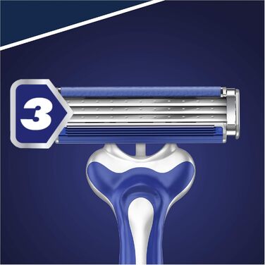 Чоловіча одноразова бритва Gillette Sensor3 Comfort, бритва з стрічкою Lubrastrip, 3 2 бритви