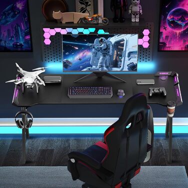 Ігровий стіл AufuN зі світлодіодним освітленням та великою стільницею