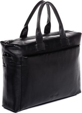 Велика сумка для ноутбука з натуральної шкіри - 15.4-дюймовий ноутбук ділова сумка Troy - сумка через плече портфель з відділенням