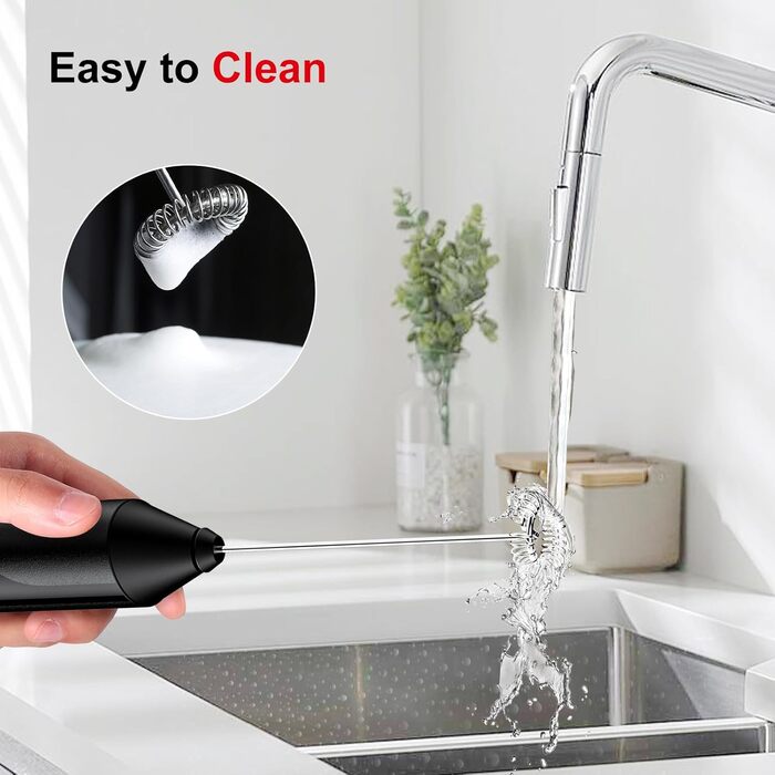 Електрична піноутворювач для молока, ручна паличка для збивання молока для кави, латте макіато, капучино, матча, на батарейках, па