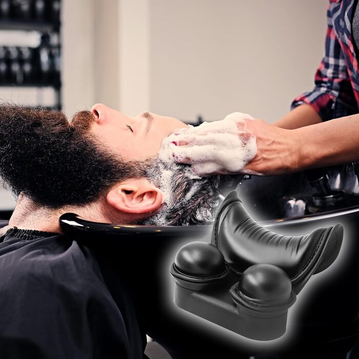 Подушка для шиї в салоні, умивальник для волосся, чаша для шампуню, підтримка шиї, U-подібна подушка для підтримки шиї для перукаря, зручна стійка до подряпин подушка для підтримки шиї