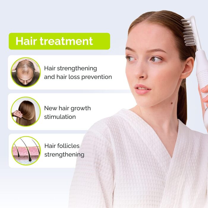 Високочастотні прищі, випадіння волосся, зменшення зморшок, косметичний пристрій для системи догляду за шкірою, красиве обличчя без прищів