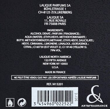 Туалетна вода Lalique Encre Noire (100 мл)