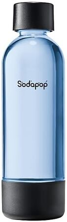 Стартовий набір Sodapop Soda Maker Joy Eco з циліндром CO і ПЕТ-пляшкою Виготовлений з переробленого матеріалу Чорний Висота 43 см