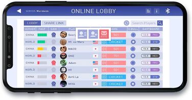 Розумний дартс Kings Dart Dartworld C1 Онлайн-режими гри - Турніри по всьому світу Керування за допомогою застосунку Bluetooth 4.0 Чорний, багатоколірний