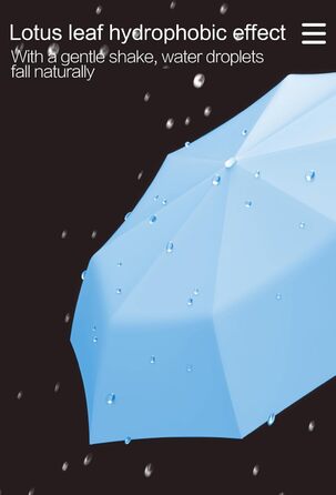 Міні-парасолька Moorrlii Travel для портмоне з чохлом, маленька, компактна, захист від ультрафіолету, сонячного світла, маленька с