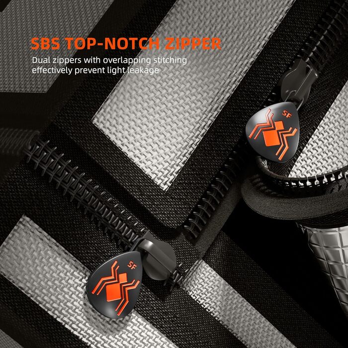 Тент для вирощування Spider Farmer Kleines 60x60x80 см для AeroGarden з дверцятами на блискавці, оглядовим вікном, знімним піддоном, світловідбиваючою плівкою Mylar 2000D, для гідропонної системи SmartG12. Білий, 60x60x80 см