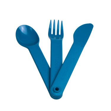 Набір столових приборів для пікніка TUPPERWARE To Go ніж виделка ложка коробка лійка, бірюзовий