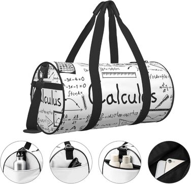 Універсальна дорожня сумка, спортивна сумка для чоловіків та жінок, сумка для математики, геометрії та тренувань, великий мішок для речей