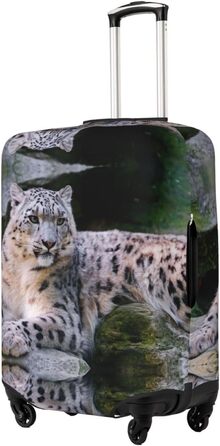 Чохол для валізи Schneeleopard, міцний захист для багажу розміром 45.7-81.3 см, чорний, великий розмір