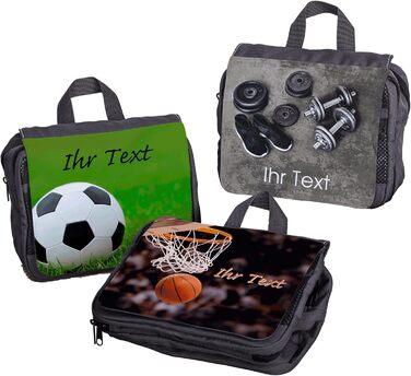 Туалетна сумка велика з іменем - персоналізована - багато дизайнів - туалетна сумка - особистий подарунок - спортивна