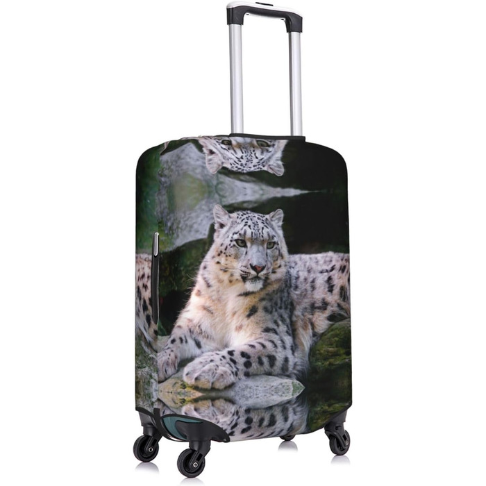 Чохол для валізи Schneeleopard, міцний захист для багажу розміром 45.7-81.3 см, чорний, великий розмір