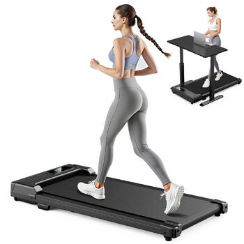 Бігова доріжка 3-в-1 для дому та офісу, міні-педаль для ходьби 1-6 км/год, тиха, маленька зі світлодіодним дисплеєм та пультом дистанційного керування, портативна компактна педаля, бігова доріжка, модель LUYATA