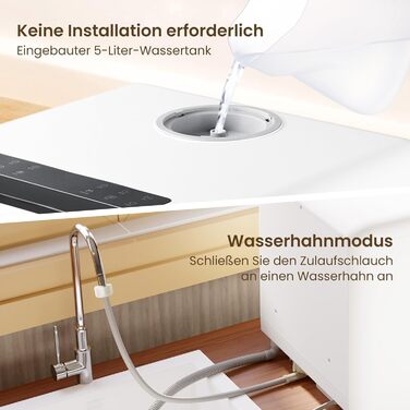 Настільна посудомийна машина HAVA, 8 програм, нова модель